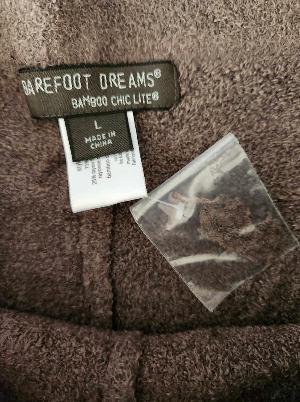 Barefoot Dreams Bamboo Chic Lite Pant in Cocoa Size Large - Picture 13 of 15